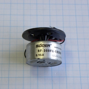 Двиг.RF-300FA-12350 5.9V+держ. д. CD/DVD, двигатель для DVD; 3-5.9VDC; 22-93mA; 2830-3500rpm; 2.51/mN-m 26/g-cm