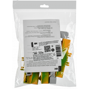 TEKFOR Шина PE земля изолированная на универсальном держателе 6х9-16-ЖЗ IEK TF-NN10-16-KL-K52