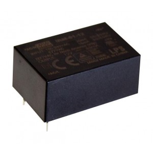IRM-01-3.3, AC-DC, 1Вт, вход 85…305В AC 47…63 Гц, 120...370B DC, выход 3.3В/300мА, изоляция 3000В AC, в корпусе на плату 33.7х22.2х15мм, -30...+85°C, монтаж в отверстия