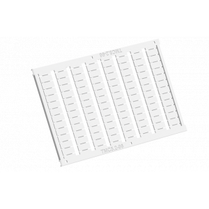 Маркировка (в кассетах) TMC5.2-96, Кассета с маркировочными шильдиками, для клемм сечением 2,5 мм.кв., 96 шильдиков, нанесенные символы: чистая, размер шильдика: 5,2 x 10,5 мм, цвет: белый