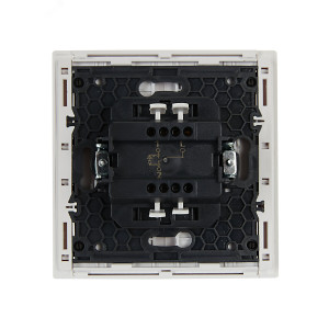 FORTE&PIANO Выключатель 1-клавишный проходной с индикацией 10А FP204 белый IEK FP-V12-1-10-1-K01