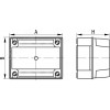 Коробка ответвит. с гладкими стенками, IP56, 150х110х135мм 54030