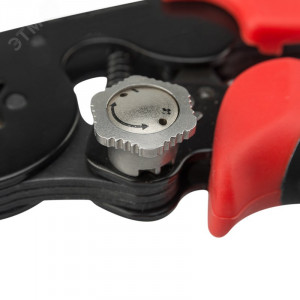 HT-16-4, Кримпер для обжима штыревых наконечников 0.08-16.0 мм2 с регулятором прижимного усилия