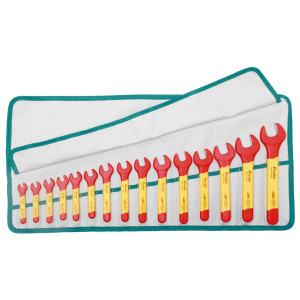 PK-2811M, Набор диэлектрических гаечных ключей до 1000В, 15 предметов