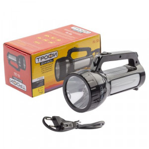 Фонарь-прожектор аккумуляторный PA-504 SMD LED 1Вт боков. светильник 24 SMD LED 2 режима 4 Б0042439