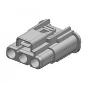 201841-0040, Сверхмощные разъемы питания MultiCat Inline Rcpt Hsg 4Ckt Key A Blk