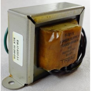 F-93X, Силовые трансформаторы Power Transformer, Chassis Mount, Universal, 7/7.5/8/8.5/9.5/10/14/15/16/17/19/20/21/22.5/24/25.5/28/28.5/30/32/34/38/40VDC (Nominal Secondary) Output, 115VAC Input, 3 9/16 Inch Width, 3/16 Inch Mounting Hole Size