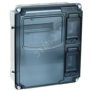 Корпус ЩУРн-П 3/6 Krepta 3 IP66 PC пластик. MSP3-N-06-66-L