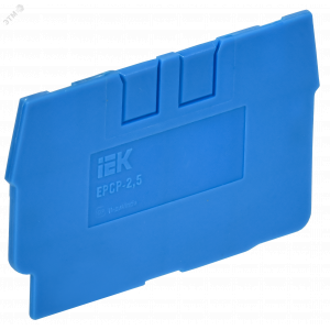 ARMAFIX Заглушка для колодки клеммной CP 2,5мм2 синяя IEK AF-CT20-00-K07-002-ZGL