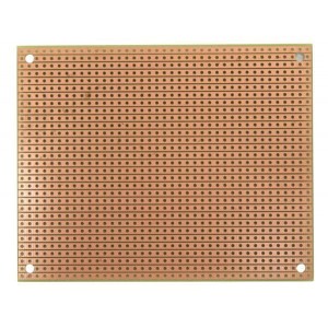 ST2, Печатные и макетные платы StripBoard-2, 1 side 80x100mm
