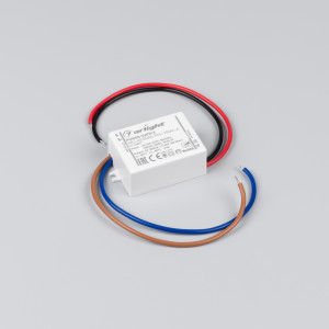 Блок питания ARJ-KE30300-PFC-TRIAC-A (9W, 300mA) 028277, Диммируемый источник тока по стандарту TRIAC с гальванической развязкой для светильников и мощных светодиодов. Входное напряжение 220-240 VAC. Выходные параметры: 19-30 В, 300 mА, 9 Вт. Встроенный PFC >0,92. Негерметичный пластиковый корпус IP 44. Габарит