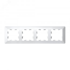 ATLASDESIGN AIR 4-постовая РАМКА, БЕЛЫЙ/дымчатый белый ATN220104