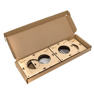 Комплект шаблонов для подрозетников диаметром 82 мм EKF Expert sh-d82-k