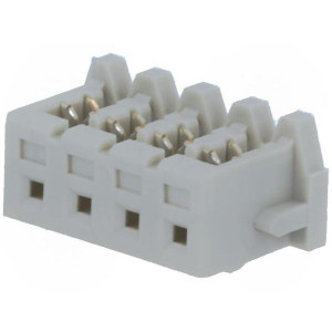 04KR-6H-P, Вилка, IDC, "мама", KR, 2мм, PIN: 4, на провод, 100В, 1А, Конф: 1х4