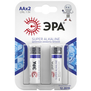 Батарейки LR6-2BL SUPER Alkaline (40/320/15360) C0038452