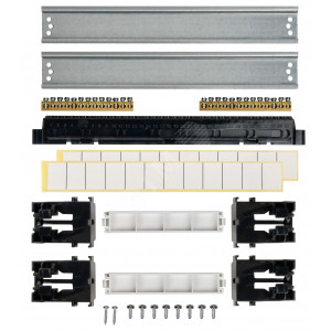 Корпус пластиковый ЩРВ-П-24 IP41 черн. прозр. дверь TEKFOR TF5-KP12-V-24-41-K01-K03