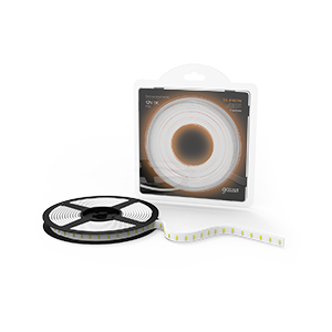 Лента LED 5050/60-SMD 14.4W 12V DC теплый белый IP66 (блистер 5м) (кр.1шт)