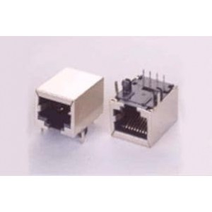33TS3010SF-88B, Модульные соединители / соединители Ethernet 8P FEM R/A THRU-HOLE TELEPHONE/TELECOM