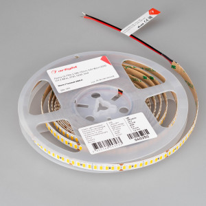 Лента ULTRA-C180-10mm 24V Warm3000 (19.2 W/m, IP20, 5630, 5m) 040250, Светодиодная лента ULTRA-C180, открытая IP20. Светодиоды 5630, 180 шт/м (900 шт на 5 м), белая плата, ширина 10 мм, скотч 3M. Цвет ТЁПЛЫЙ 3000 K, цветопередача CRI>80, угол 120°. Питание 24 В, мощность 19.2 Вт/м (96 Вт на 5 м). Размеры 5000x10x1.4 мм. Мин