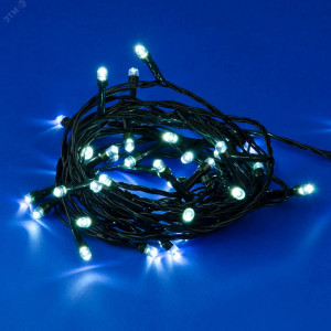 Гирлянда светодиодная 5м 50 светодиодов Провод зеленый ULD-S0500-050/DGA WHITE IP20 UL-00007305