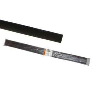 Термоусаживаемая трубка ТУТнг 4/2 черная по 1м (100 м/упак) SQ0518-0333