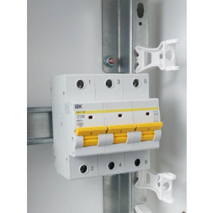 Выключатель автоматический модульный 3п C 100А 15кА ВА47-150 KARAT IEK MVA50-3-100-C