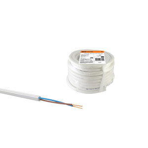 Провод ПВС 2х0,75 ГОСТ (10м), белый SQ0118-0009