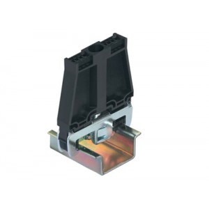 Концевой стопор WE 2/U, Концевой стопор, тип зажима: винт, материал: металл / пластик, ширина: 10 мм, цвет: черный, тип монтажа: универсальный