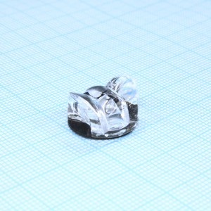 CA12764_FLARE-MINI-A, Линза с клеевой основой для светодиода LG Innotek серии LEMWA33X (Osram Oslon / Cree XP-G), эфф=94%, 96°x18°, 16мм H:9,1мм