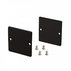 Заглушка SL-LINE-3638-LW BLACK глухая 038716, Пара заглушек для профиля SL-LINE-3638-LW. Цвет- черный. В комплекте 2 заглушки, 4 шурупа. Цена за 1 комплект.