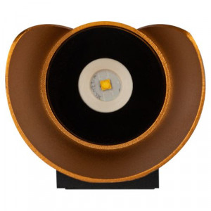 Светильник светодиодный WL42 BK+GD 10Вт 3500К IP54 для интерьера/фасадов черн./зол. Б0054420