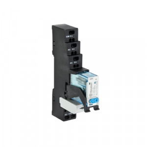 Релейный модуль FLARE MR 24VDC-1W-10A-F, Интерфейсный релейный модуль, 1 переключающий контакт, материал контакта: AgNi, рабочее напряжение: 24 V DC, номинальное напряжение переключения: 250 V AC, коммутируемый ток: 16 A, с пружинной фиксацией провода, серия flare MOVE MR