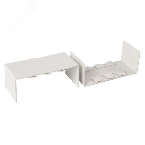 Соединитель (100х40) (2 шт) белый EKF-Plast