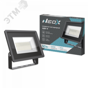 Прожектор светодиодный ДДО-8 50Вт 6500К IP65 5250лм 105лм/Вт 230В 4690612033990