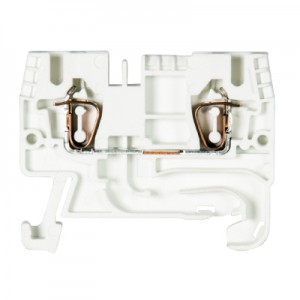 Проходная клемма WKFN 2,5/35 WE, Проходная клемма, тип фиксации провода: пружинный, номинальное сечение: 2,5 мм кв., 24A, 800V, ширина: 5 мм, цвет: белый, тип монтажа: DIN35