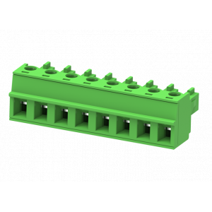 Розеточный разъем на кабель MC-RA5.08H24C-0001, Розеточный разъем, прямой, на кабель, шаг: 5.08 мм, 24 полюса, фиксация провода винтовая, исполнение: стандартное, 320V, 8A, цвет: зеленый
