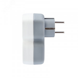 Разветвитель 2-м с заземл. 16А IP20 защ. шторки бел. 11-1087