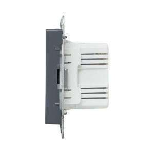 Механизм розетки USB-C - 2шт, графит Эпика EKF UP1-SOG-2USBC