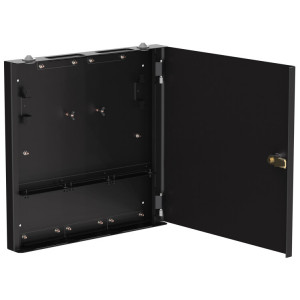 Корпус точки консолидации унив. черный + планки 3шт CCO05-3BP