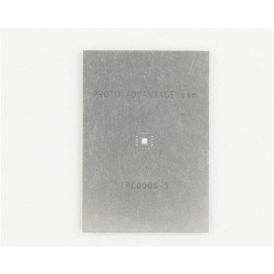 IPC0006-S, Панели и адаптеры QFN-16 Stainless Steel Stencil