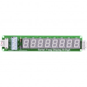 MIKROE-392, Дочерняя плата с 8-ю 7-сегментными LED индикаторами