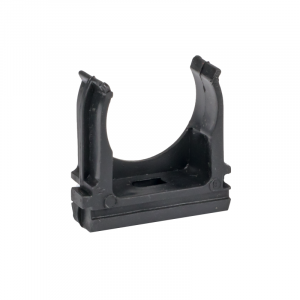 Держатель для труб (клипса) d32мм черн. (уп.50шт) Plast derj-z-32-black