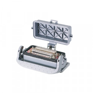 Розеточный разъем D-SUB Z7.415.3410.0, Розеточный разъем REVOS D-SUB, 2х50 контактов, Size 16, контактная вставка основание разъема с одной защелкой и защитной крышкой, 40 V, 5 А