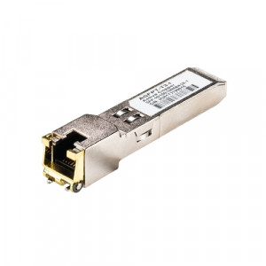 Модуль WIENET SFP G RJ45, SFP модуль серии WieNet, тип носителя: медь, скорость передачи 1000 MBit/s, дистанция передачи 100 м