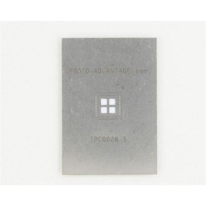 IPC0028-S, Панели и адаптеры QFN-48 Stainless Steel Stencil