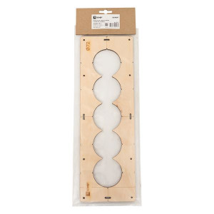 Шаблон для подрозетников c 5 отв. диам. 72 мм EKF Expert sh-d72-5