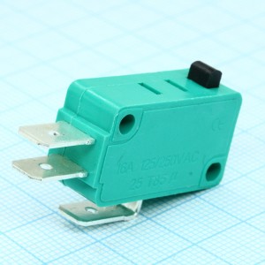 MSW-01A-S, Микропереключатель ON-(ON) (16A 125/250В) одна контактная группа