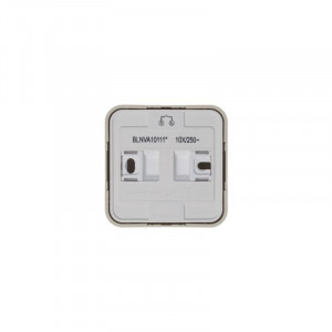 Выключатель 1-кл. ОП Blanca 10А IP20 (сх. 1) 250В с подсветкой с изолир. пластиной беж. SE BLNVA101117