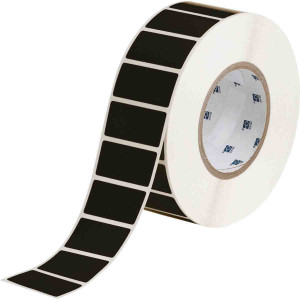 brd148167, THT-17-8117-3 этикетки, материал B-8117 черный матовый полиэстер, размер 50.8х25.4 мм, 3 000 шт. в рул.