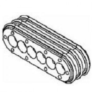 12052929, Автомобильные разъемы GREEN CABLE SEAL 6W OVAL